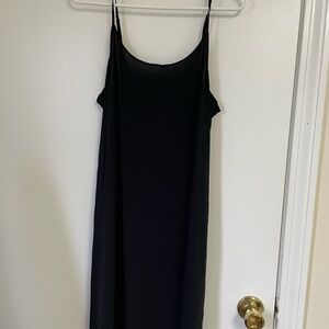 Jockey Womens Black Sleeveless Slip Dress